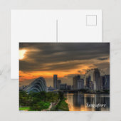 Singapore Goldenhour Briefkaart (Voorkant / Achterkant)