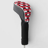 Singapore Golf Love Heart Pattern Singapore Flag Golfheadcover (Schuin)
