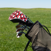 Singapore Golf Love Heart Pattern Singapore Flag Golfheadcover (Insitu)