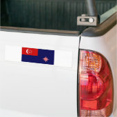 Singapore Government Ensign Bumpersticker (Op Truck)