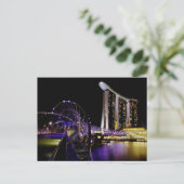 Singapore Helix Bridge Briefkaart (Staand voorkant)
