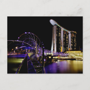 Singapore Helix Bridge Briefkaart