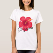 SINGAPORE HIBISCUS T-Shirt (lichte stoffen) v.2 (Voorkant)