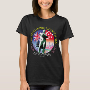 Singapore honderdjarig Collectie v2 - Donkere verb T-shirt