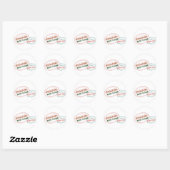 Singapore is daar geweest ronde sticker (Vel)