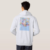 Singapore Kaart Hoodie (Achterkant volledig)