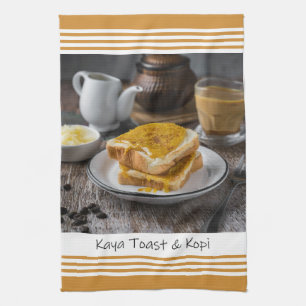 Singapore Kaya Toast & Kopi Keukenhanddoek