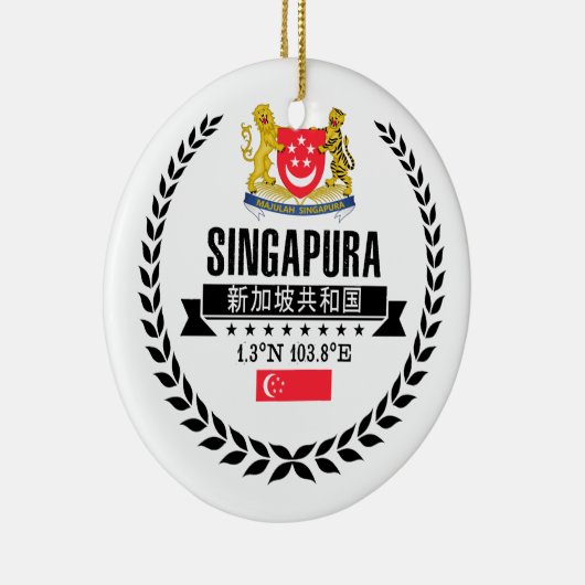 Singapore Keramisch Ornament (Rechts)