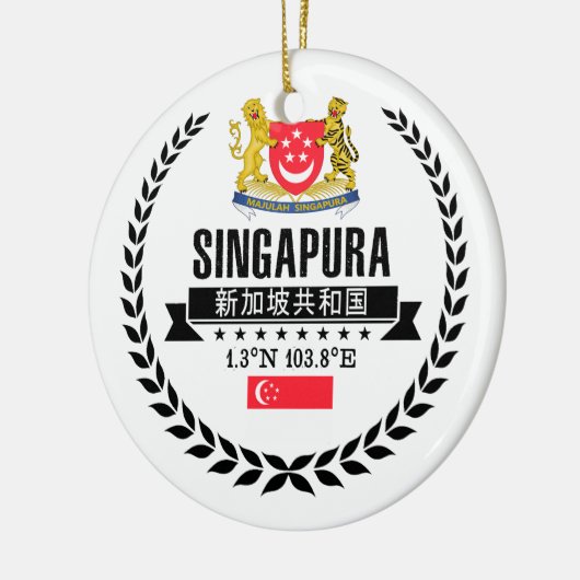 Singapore Keramisch Ornament (Links)