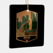 Singapore Keramisch Ornament (Rechts)