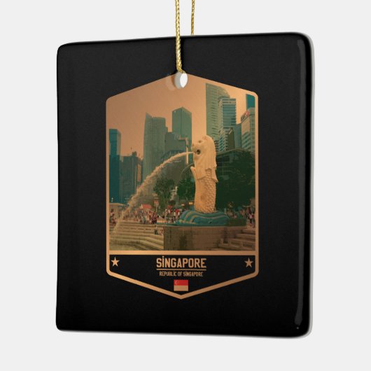 Singapore Keramisch Ornament (Links)