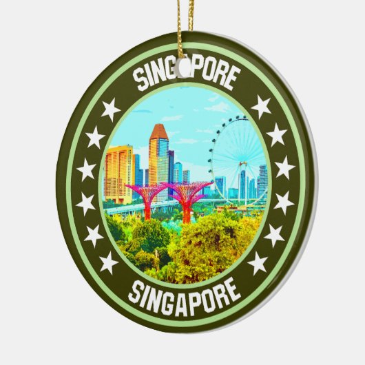 Singapore Keramisch Ornament (Links)