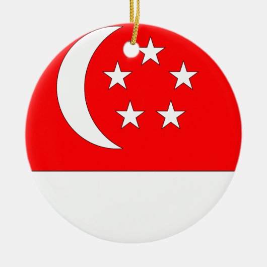 Singapore Keramisch Ornament (Voorkant)