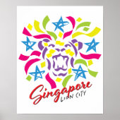 Singapore Lion City Celebration Poster (Voorkant)