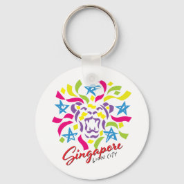 Singapore Lion City-viering Sleutelhanger
