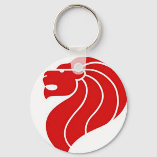 singapore lion logo sleutelhanger