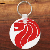 singapore lion logo sleutelhanger (Voorkant)
