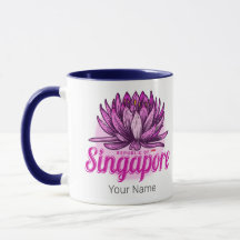 Singapore Lotus Flag  vakantie souvenir