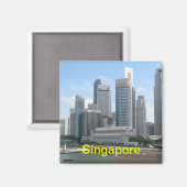 Singapore magneet (Voorkant / Achterkant)