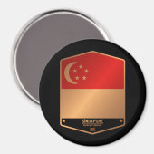 Singapore Magneet (Voorkant / Achterkant)