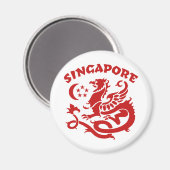 Singapore Magneet (Voorkant / Achterkant)