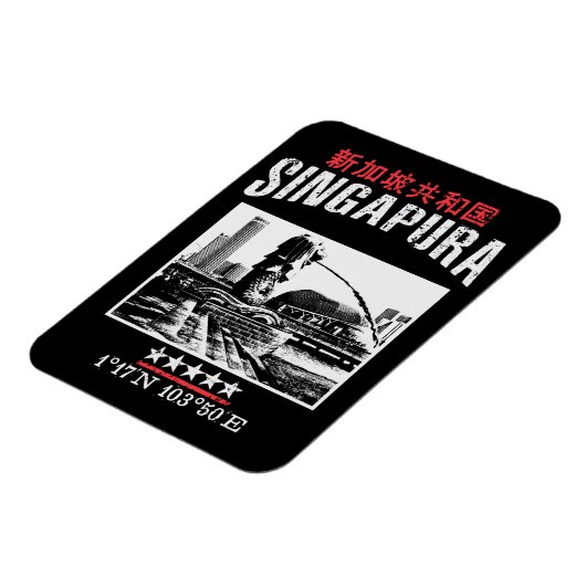 Singapore Magneet (Linkerzijde)