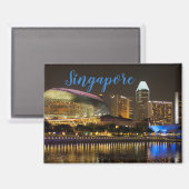 Singapore Magnet Souvenir Cadeau (Voorkant / Achterkant)