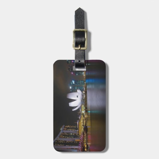 Singapore-Marina Bay Bagagelabel (Voorkant verticaal)