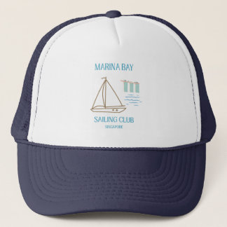 Singapore Marina Bay Luxe Zeilclub Trucker Pet