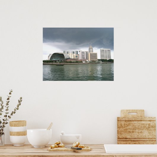 Singapore Marina Bay Poster (Keuken)
