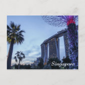 Singapore Marina Bay Sands briefkaart (Voorkant)