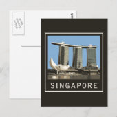 Singapore Marina Bay Sands Briefkaart (Voorkant / Achterkant)
