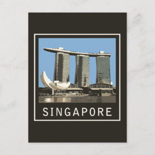 Singapore Marina Bay Sands Briefkaart
