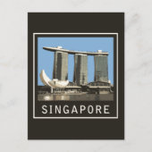 Singapore Marina Bay Sands Briefkaart (Voorkant)