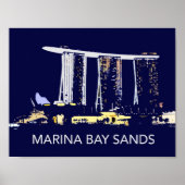 Singapore Marina Bay Sands Poster (Voorkant)