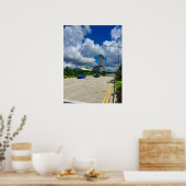 Singapore Marina Bay Sands Skyline Poster (Keuken)