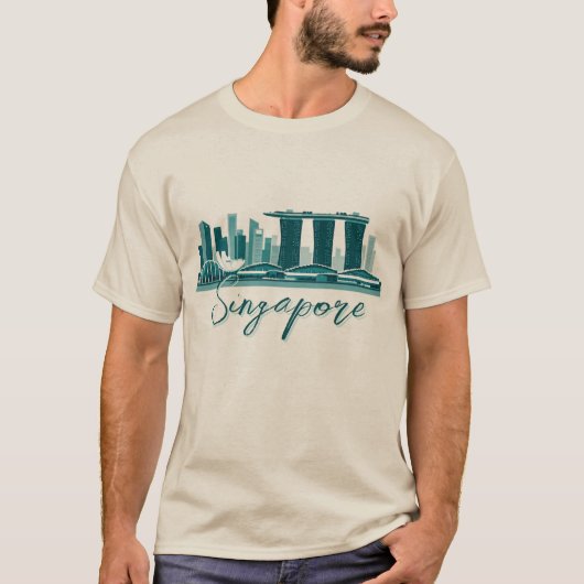 Singapore Marina Bay Sands T-shirt (Voorkant)
