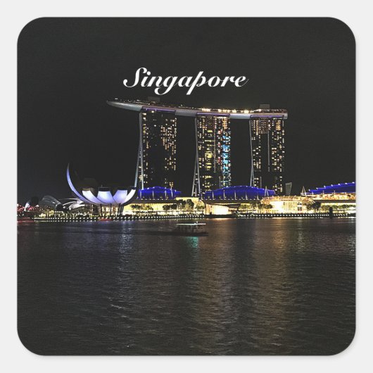 Singapore Marina Bay Zands #1 Sticker (Voorkant)