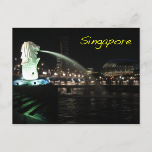 Singapore Merlion Briefkaart