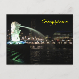 Singapore Merlion Briefkaart