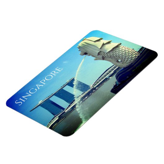 singapore merlion magneet (Linkerzijde)