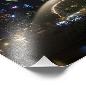 Singapore Merlion op Skyline Foto Afdruk (Hoek)