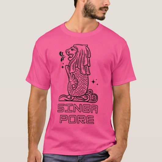 Singapore Merlion T-shirt (Voorkant)