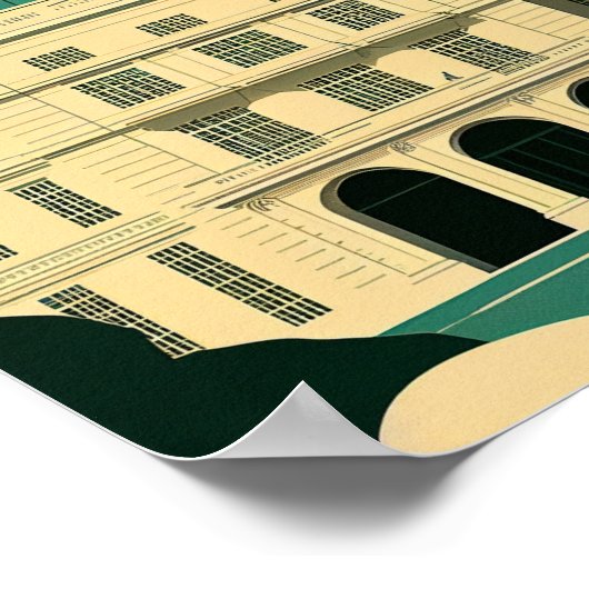 Singapore Minimalistisch Poster voor het reizen (Hoek)