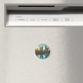 Singapore modern stadsgezicht magneet (Insitu (Vaatwasser))