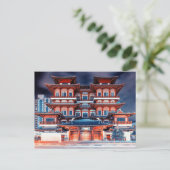 Singapore nacht briefkaart (Staand voorkant)