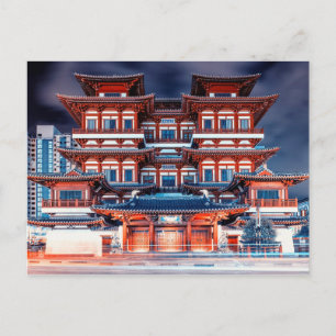 Singapore nacht briefkaart