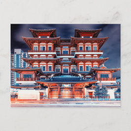 Singapore nacht briefkaart