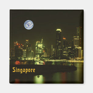 Singapore nachtverlichting magneet