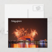 Singapore National Stadium Briefkaart (Voorkant / Achterkant)